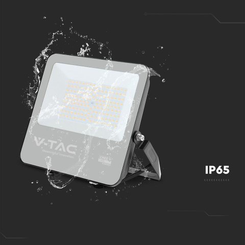 Projektor LED V-TAC CREE CHIP 100W 135lm/W przewód 1m IP65 VT-44101 4000K 11480lm 6 lat gwarancji