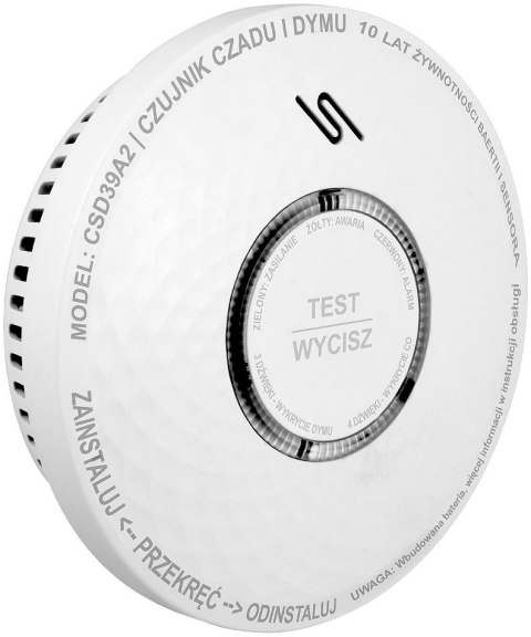 Czujnik czadu i dymu EURA CSD-39A2