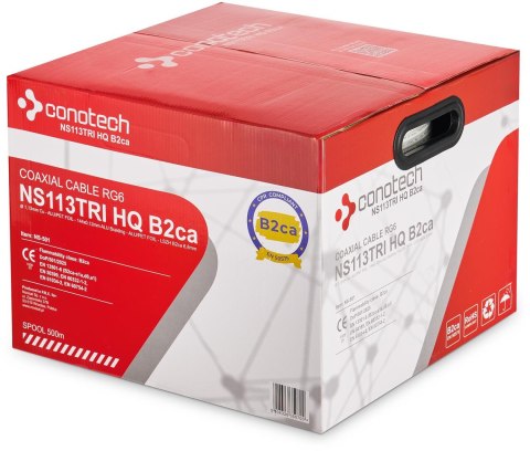 PRZEWÓD KONCENTRYCZNY RG-6 NS113TRI HQ LSOH B2ca 500m