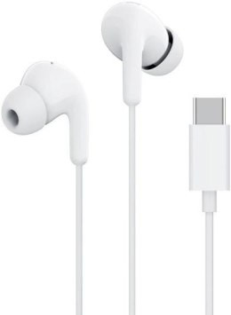 Słuchawki Xiaomi Type-C Earphones Białe z Mikrofonem HD