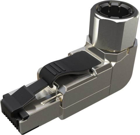 WTYK MODULARNY KONEKTOR PRZEMYSŁOWY SAMOZACISKOWY SOLARIX RJ45 CAT.6A STP 8P8C