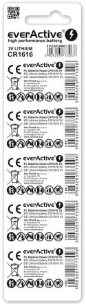 Bateria CR1616 everActive (blister 5 szt.)