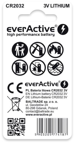 Bateria CR2032 everActive (blister 2 szt.)