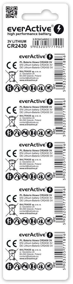 Bateria CR2430 everActive (blister 5 szt.)