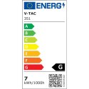 Oprawa 7W LED V-TAC szynosystem 3F SAMSUNG CHIP CRI90+biała VT-407 4000K 420lm 5 lat gwarancji