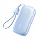 Powerbank Baseus EnerFill FC21 20000 mAh 22,5 W USB-A USB-C niebieski z odłączanym kablem Lightning