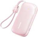 Powerbank Baseus EnerFill FC21 20000 mAh 22,5 W USB-A USB-C różowy z odłączanym kablem Lightning