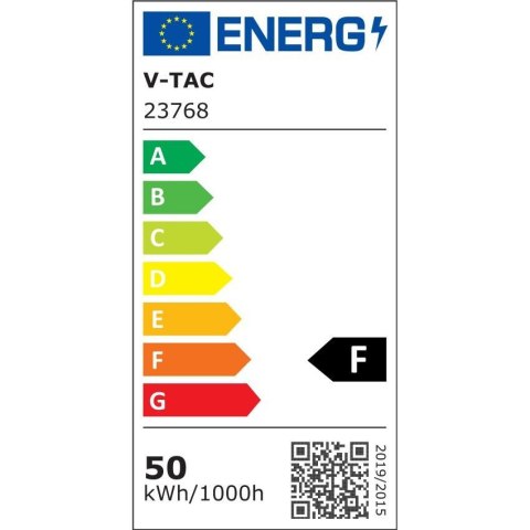 Projektor LED V-TAC 50W LED 3w1 CCT 100Lm/W mleczny klosz VT-44056CCT 3000-4000K-6500K 5000lm