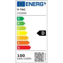 Projektor LED V-TAC CREE CHIP 100W 135lm/W przewód 1m IP65 VT-44101 3000K 13500lm 6 lat gwarancji