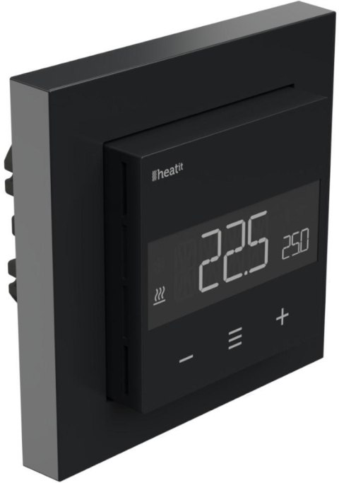 Termostat Heatit Z-TRM6 Black Matt Z-Wave Thermostat 3600W 16A 868,4 Mhz