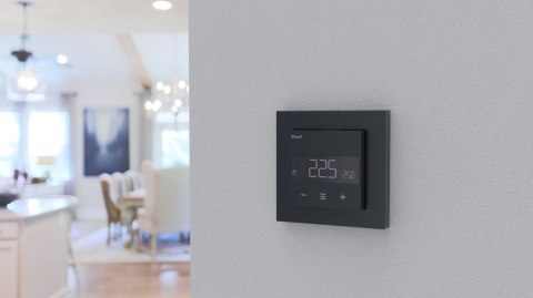 Termostat Heatit Z-TRM6 Black Matt Z-Wave Thermostat 3600W 16A 868,4 Mhz