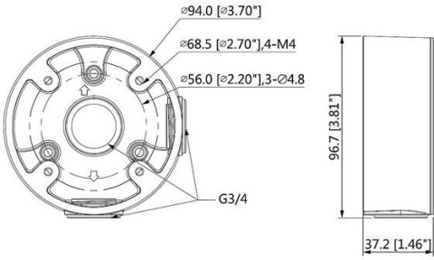 UCHWYT KAMERY STG-PFA13A-E(BLACK)