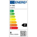 Żarówka LED V-TAC SAMSUNG CHIP GU10 7,5W 110st VT-292 6500K 610lm 5 lat gwarancji