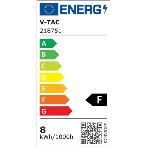 Żarówka LED V-TAC SAMSUNG CHIP GU10 7,5W 38st VT-291 3000K 610lm 5 lat gwarancji
