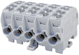 Blok rozdzielczy - odgałęźny Al/Cu 80150 SIMBLOCK szary SCB 25-5X 81500002