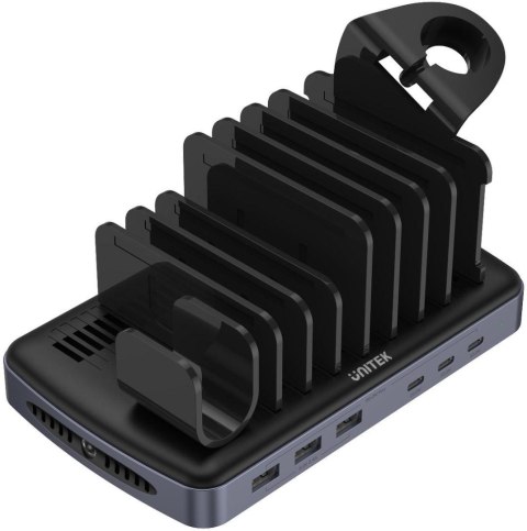 Unitek Stacja ładująca 3 x USB-A 20W, 3 x USB-C PD 60W, 80W