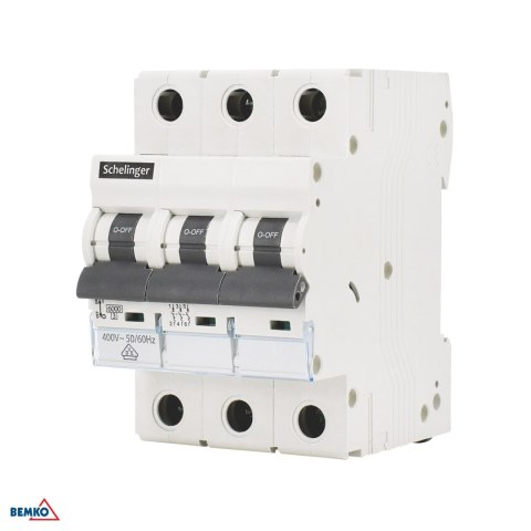 Wyłącznik nadprądowy 6KA 3P B 16A VDE SCHELINGER