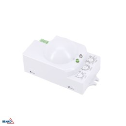 Czujnik Mikrofalowy 1200W 360* IP20 prostokątny biały