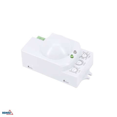 Czujnik Mikrofalowy 1200W 360* IP20 prostokątny biały