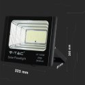 Naświetlacz LED solarny V-TAC 35W czarny IP65 pilot timer VT-100W 4000K 2450lm