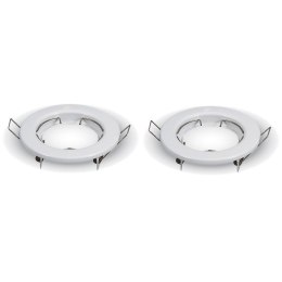 Oczko V-TAC GU10 okrągłe stałe białe (opak. 2 szt) VT-778-WH