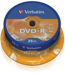 Płyty DVD-R Verbatim AZO (25szt)
