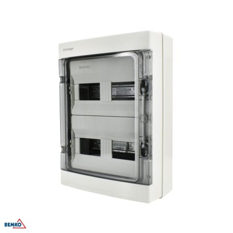 Rozdzielnica natynkowa hermetyczna IP65 ZACISKI 24N+24PE 2x12P