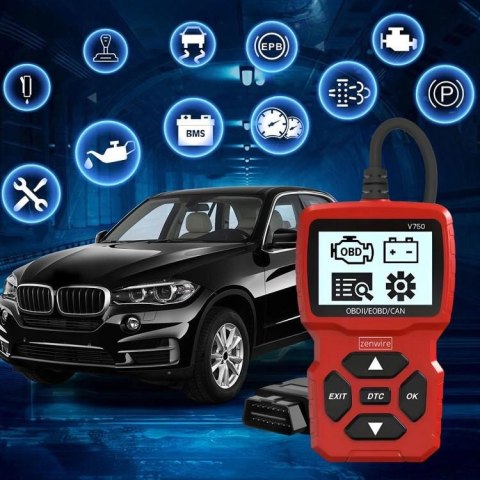 Interfejs Skaner Diagnostyczny OBD2 CAN BMW Zenwire V750