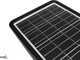 SOLARNA OPRAWA ULICZNA LED SOLGER 20W 3000LM 3000/4000/6000K IP65 CZARNA CZ. PIR