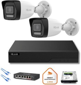 Zestaw monitoringu Hilook 2x kamera IPC-B160HA-LU z dyskiem 2TB