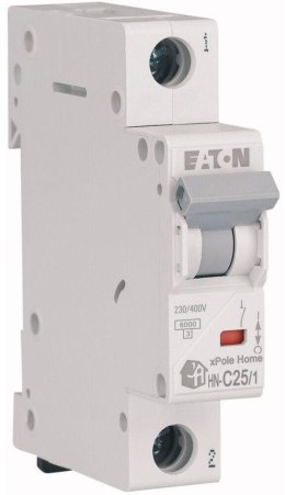 EATON WYŁĄCZNIK NADPRĄDOWY C 25A 1P 1M 6KA HN-C25/1