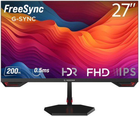 Monitor 27" Rampage Crimson FHD 200Hz 1ms Fast IPS gamingowy
