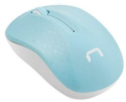 Mysz Natec Toucan 1600DPI niebiesko-biała