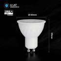 Żarówka LED V-TAC CREE CHIP 4,5W GU10 38st VT-275 6500K 345lm 6 lat gwarancji