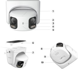 Kamera IP Reolink Professional RP-PCT8MD - 4K 8MP Dual Lens PoE