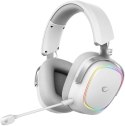 Słuchawki Rampage RETSU Słuchawki bezprzewodowe nauszne BT 2.4G RGB białe