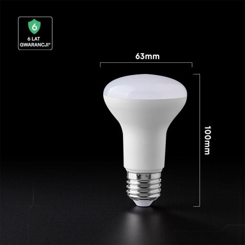 Żarówka LED V-TAC CREE CHIP 8,5W E27 R63 VT-263 6500K 806lm 6 lat gwarancji