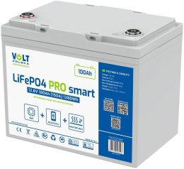 Akumulator LiFePO4 Volt Polska PRO SMART 12,8V 100 Ah (150A) BMS BLUETOOTH + MATA GRZEWCZA