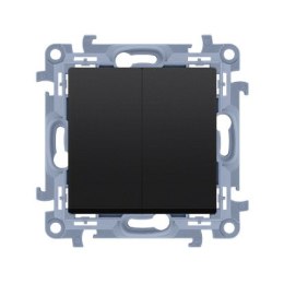 KONTAKT SIMON 10 MODUŁ CZARNY MAT ŁĄCZNIK UNIWERSALNY 2X ZACISKI ŚRUBOWE 10AX 250V