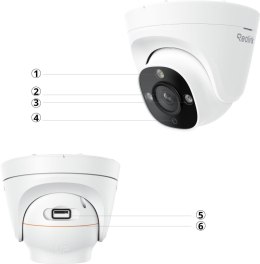 Kamera IP Reolink Professional RP-PCT12M 12MP PoE Kopułowa