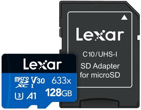 Karta pamięci Lexar micro SDXC 128 GB Blue High-Performance