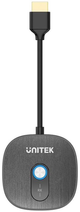 Unitek Dodatkowy odbiornik bezprzewodowy HDMI do nadajnika V1711A, czarny