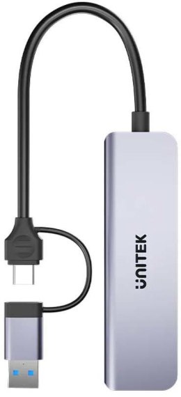 Unitek Hub 5w1 USB-A/C 5 Gbps z czytnikiem kart SD i micro SD