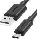 Unitek przewód USB-A - USB-C krótki 50cm Y-C481BK