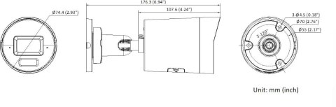 Kamera IP Hikvision DS-2CD2067G3-LI2UY/SL 2.8mm Opakowanie zbiorcze 4szt.