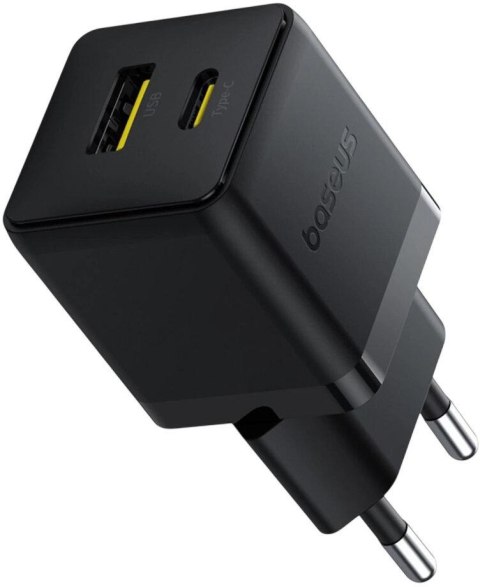 ŁADOWARKA SIECIOWA Baseus Palm P1011160A113-00 30W 1x USB-C 1x USB-A PD 3.0 QC 3.0 CZARNA