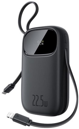 Powerbank Baseus EnerFill FC31 QPow3 20000 mAh 22,5 W PD 3.0 QC 3.0 czarny + kabel USB-C i Lighthing
