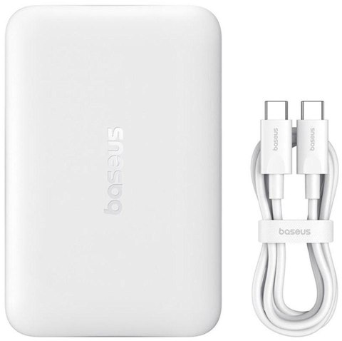 Powerbank Baseus EnerFill FM11 Ultra-Mini 10000 mAh 22,5 W PD 3.0 QC 3.0 biały MagSafe + kabel USB-C