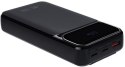 Powerbank Rivacase 20000mAh 22.5W PD 2x USB-C 1x USB-A VA2221 czarny + kabel USB-C i Lightning