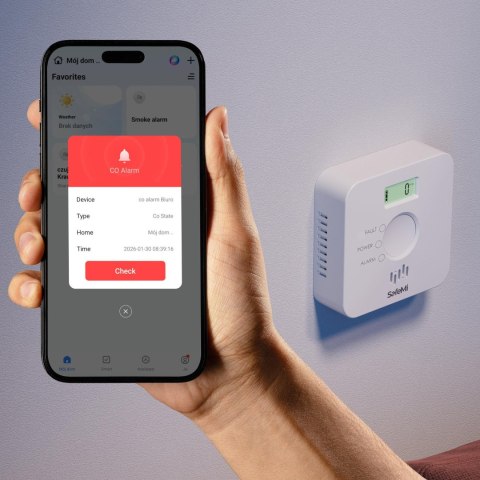 SAFEMI Czujnik dymu - WiFi - Gwarancja 3 lata SHC-10W